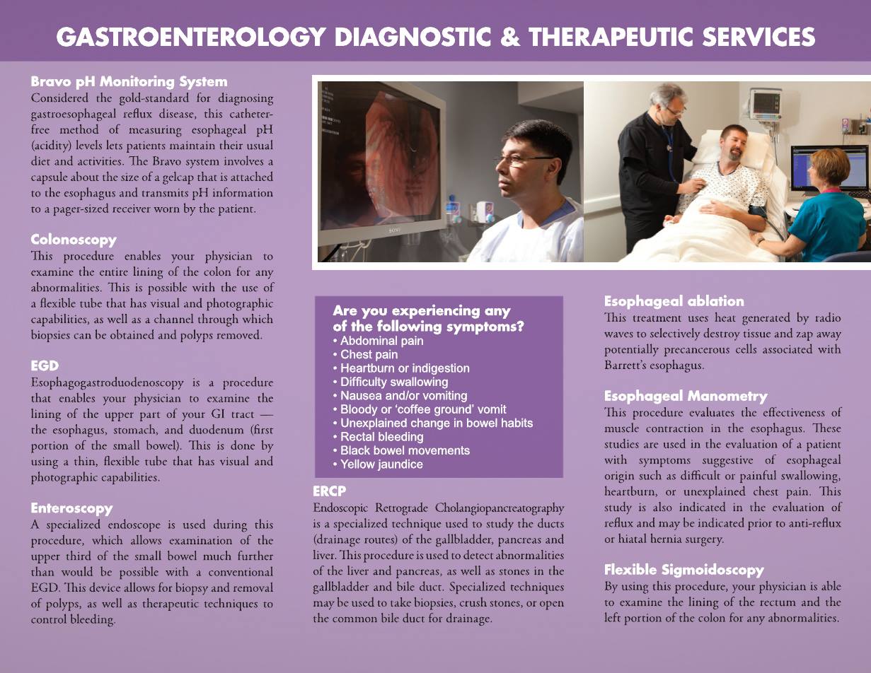 Nacogdoches Memorial Hospital Gastroenterology Brochure