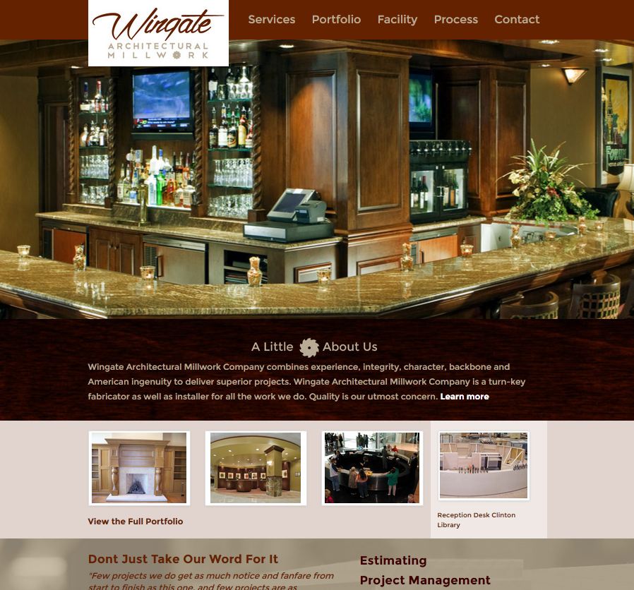 Wingate Architectural Millwork Company Home Page