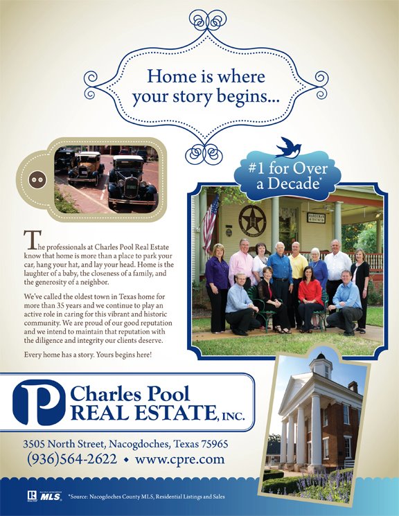 Charles Pool Real Estate, Inc. Ad