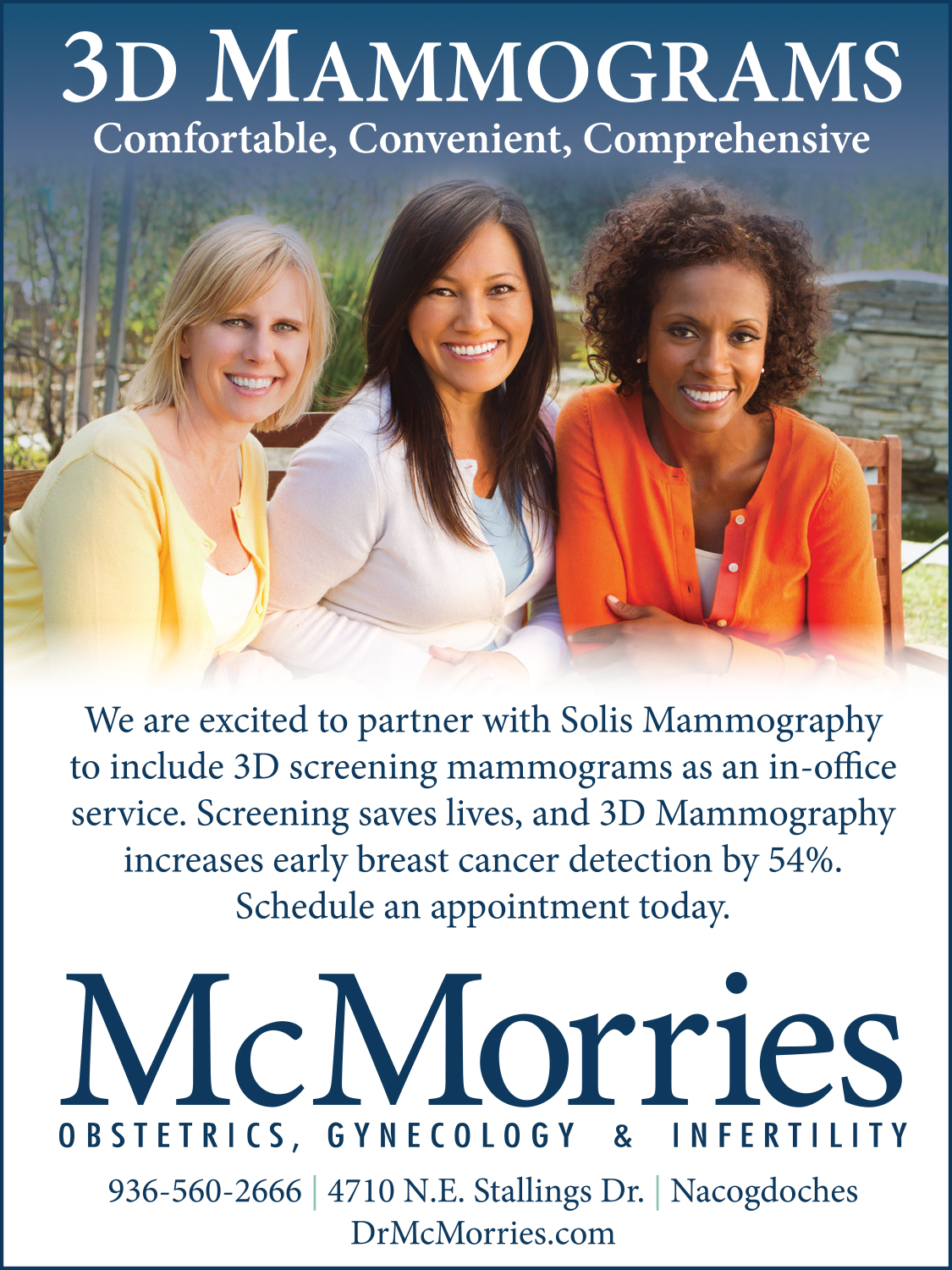 McMorries offers 3D Mammograms